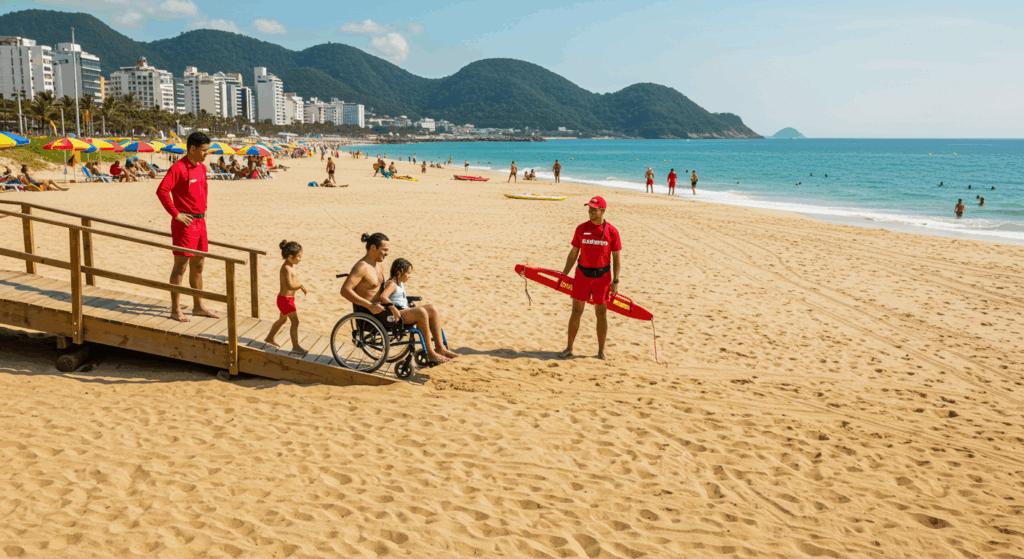Acessibilidade e Segurança nas Praias Paulistas