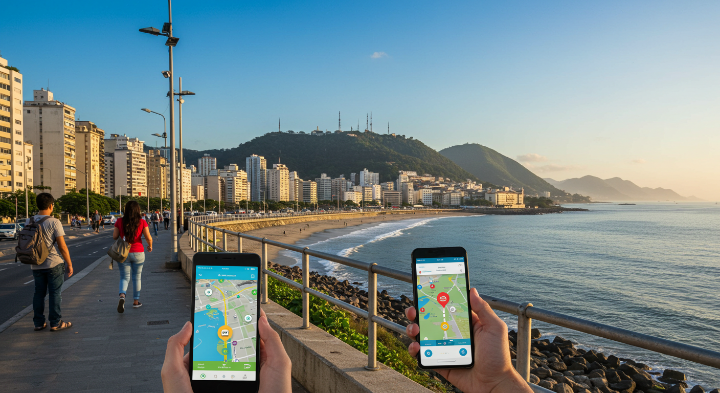 Aplicativos de Transporte no Litoral de São Paulo Vale a Pena Usar