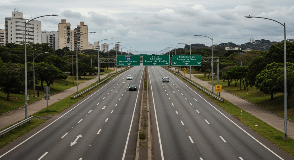 Principais rodovias que levam ao litoral paulista