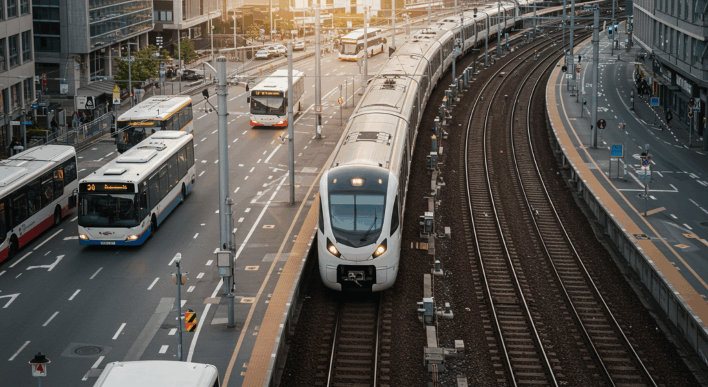 Trem + Ônibus uma combinação subestimada