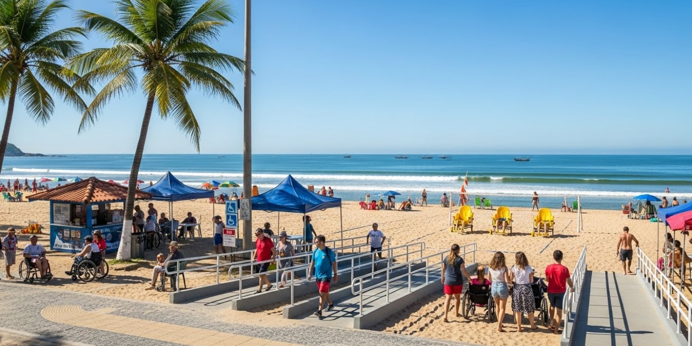 Acessibilidade_ Praias de São Paulo com Estrutura para Cadeirantes