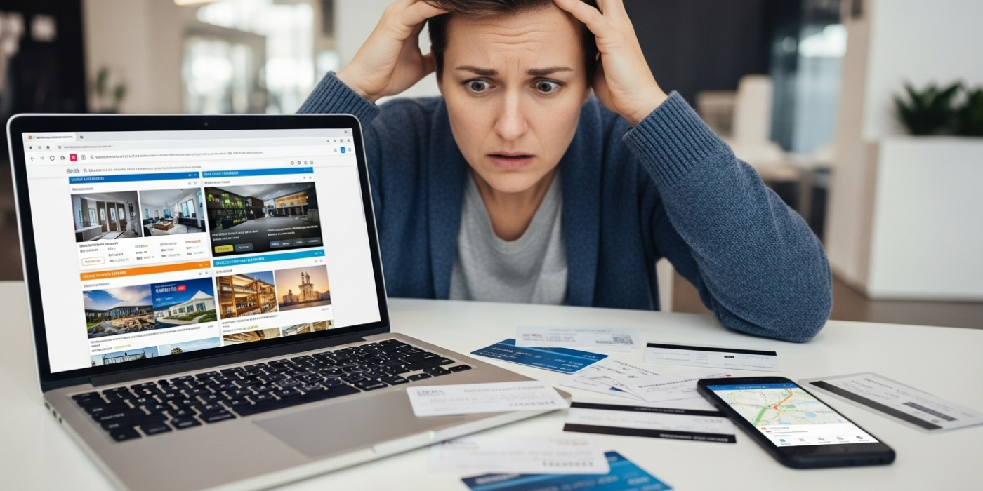 Erros comuns ao reservar hospedagem online e como evitá-los