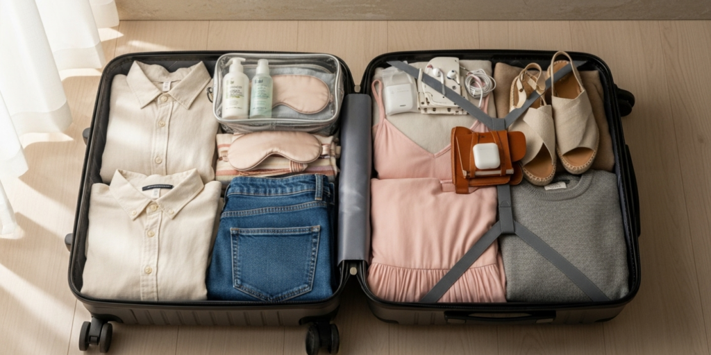 Guia completo para fazer mala de viagem sem exageros